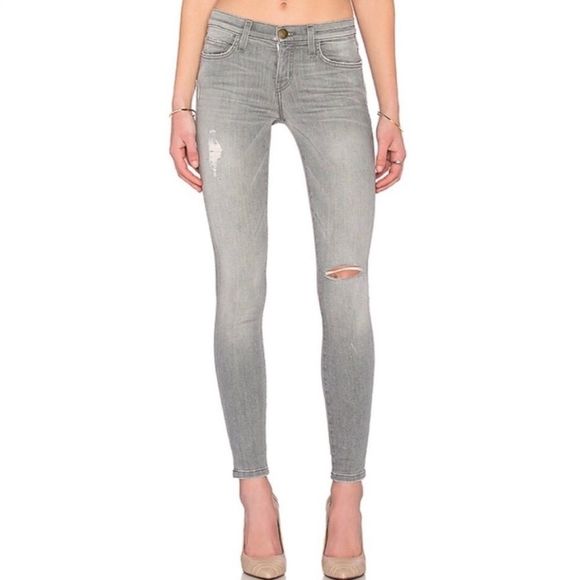 Current/Elliott Grey Skinny Jeans - Picture 1 of 9